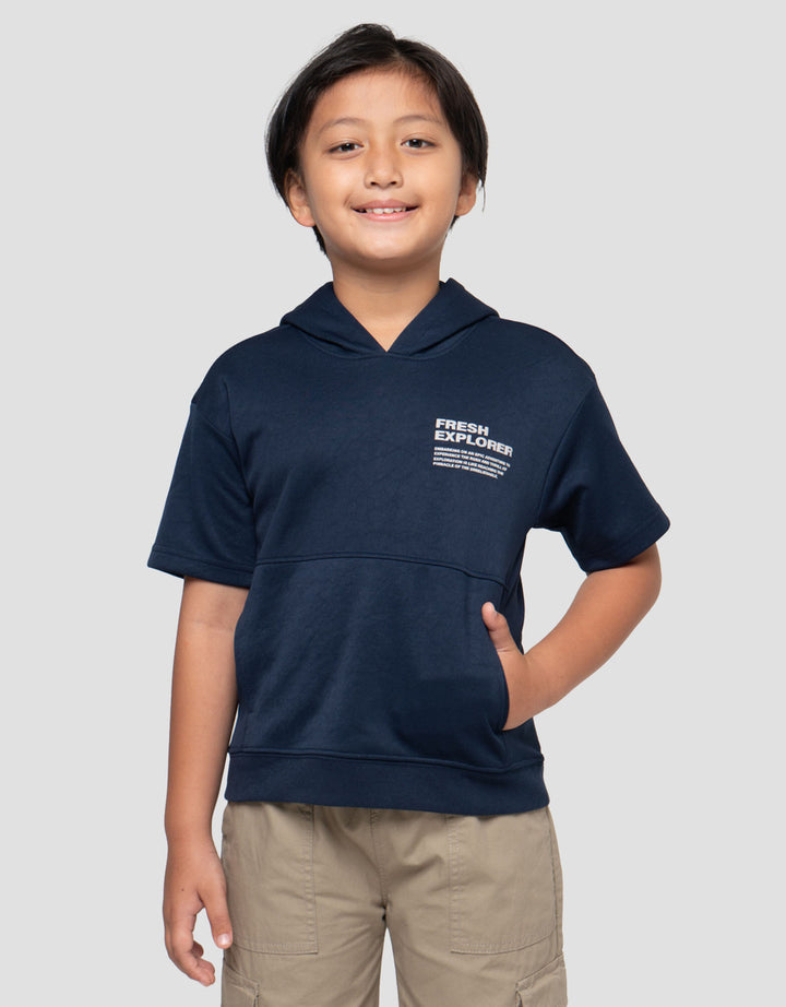 Little M Scuba Cut Sewn Exp Sweater Hoodie Anak Laki-laki