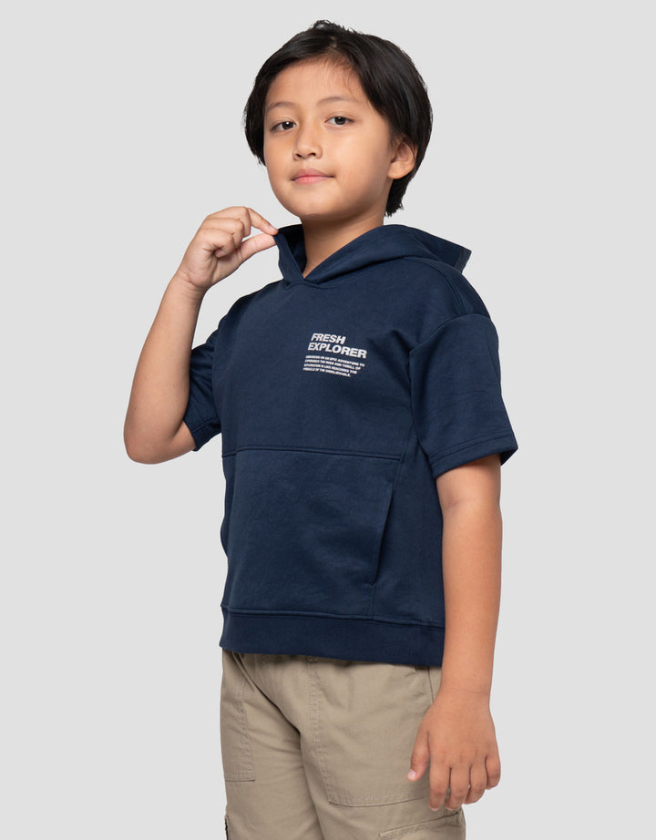 Little M Scuba Cut Sewn Exp Sweater Hoodie Anak Laki-laki