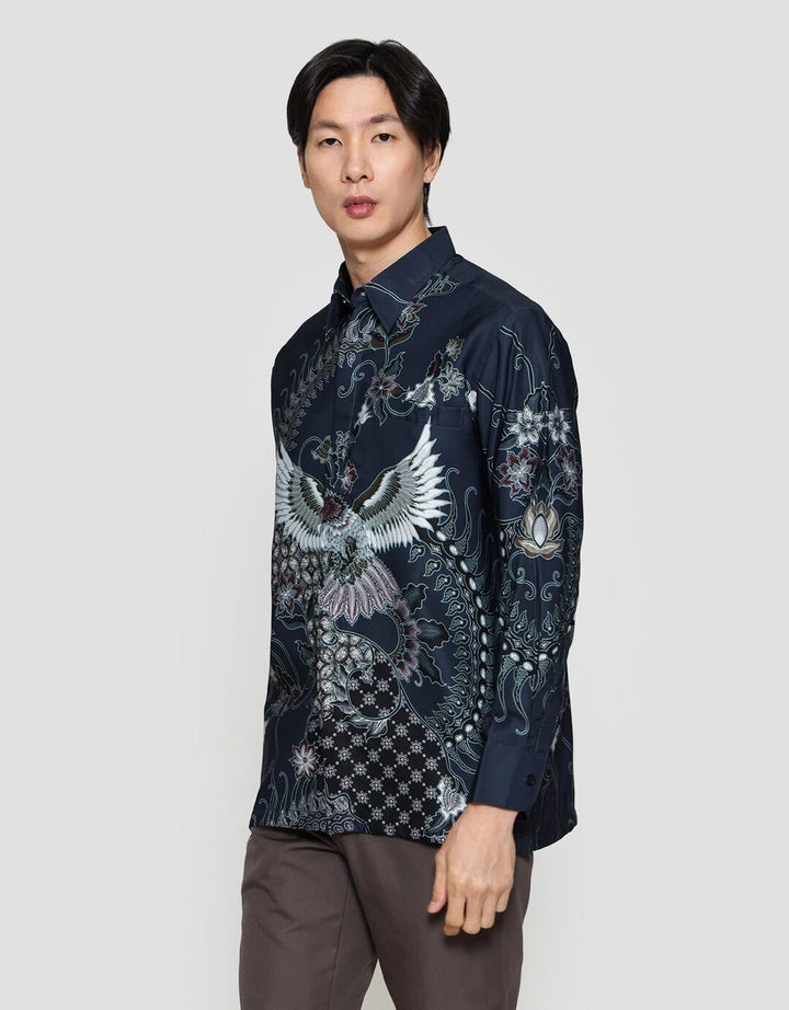 Arjuna Weda Burung Hong Kemeja Batik Pria