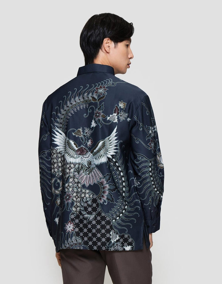 Arjuna Weda Burung Hong Kemeja Batik Pria