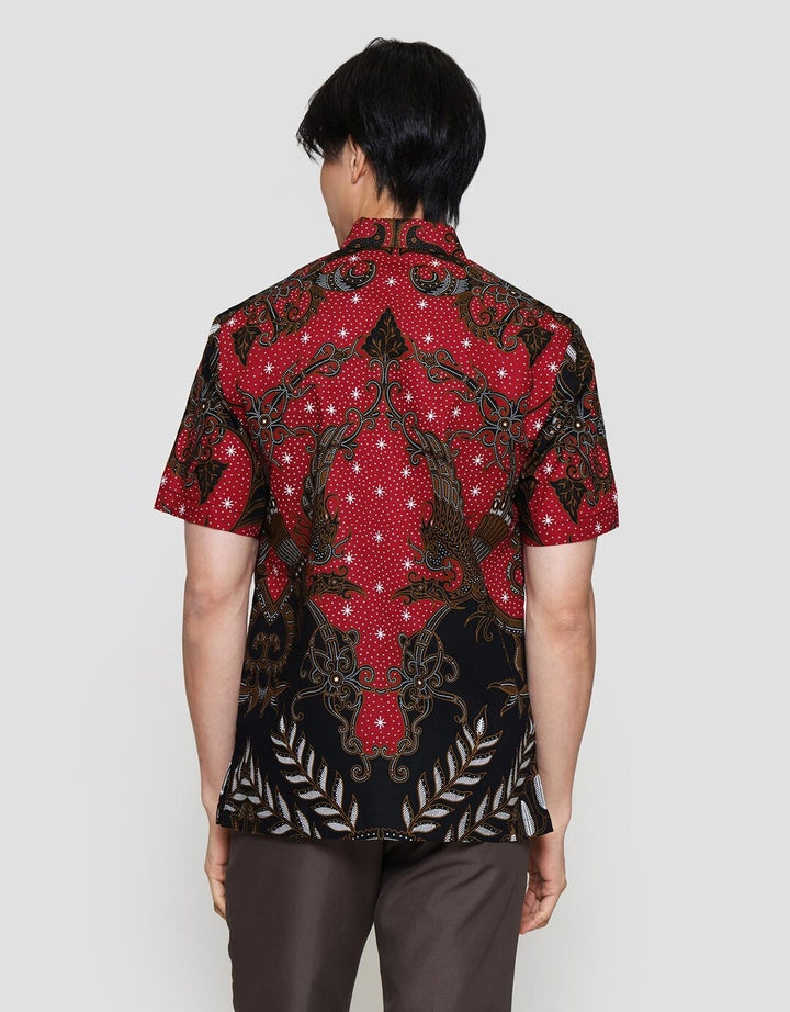 Arjuna Weda Blarak Sasirangan Hem Batik Pria