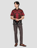 Arjuna Weda Blarak Sasirangan Hem Batik Pria