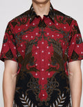 Arjuna Weda Blarak Sasirangan Hem Batik Pria
