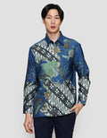 Arjuna Weda Manuk Parang  Kemeja Batik Pria
