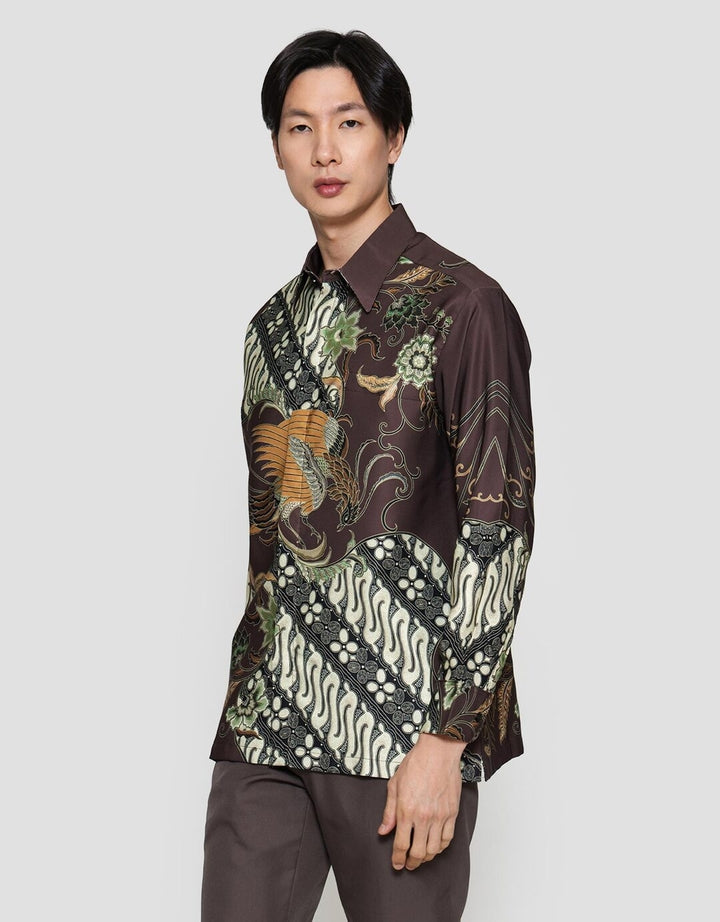 Arjuna Weda Manuk Parang  Kemeja Batik Pria