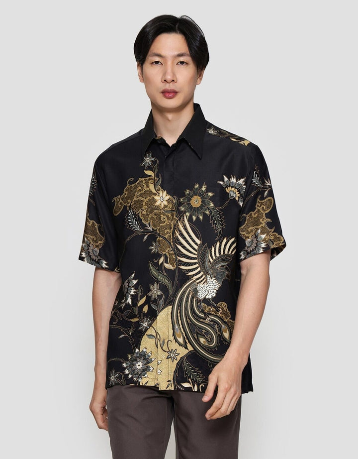 Arjuna Weda Burung Hong 1 Hem Batik Pria