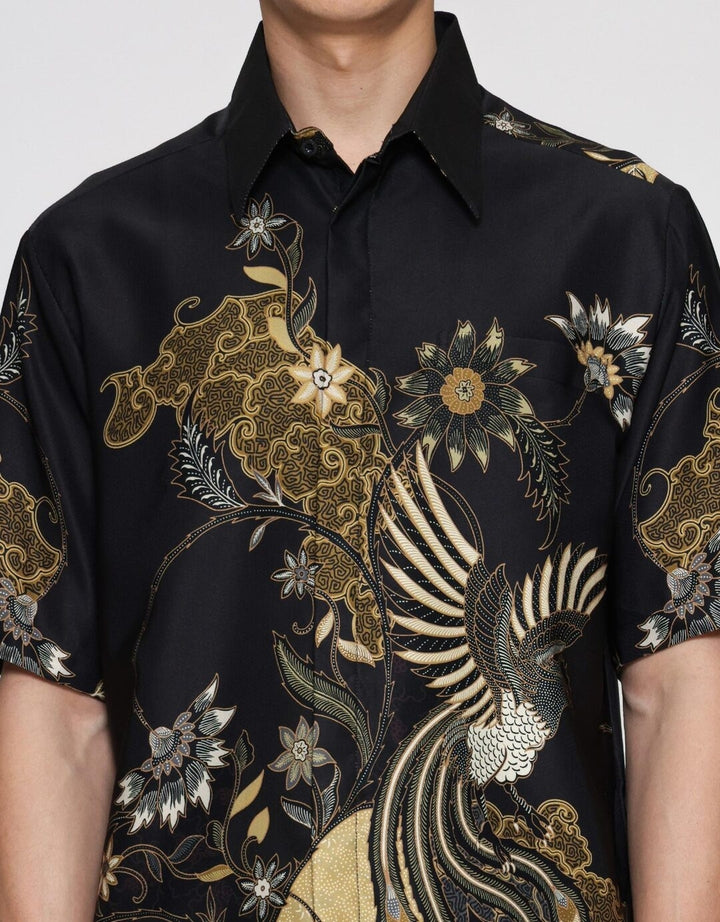 Arjuna Weda Burung Hong 1 Hem Batik Pria