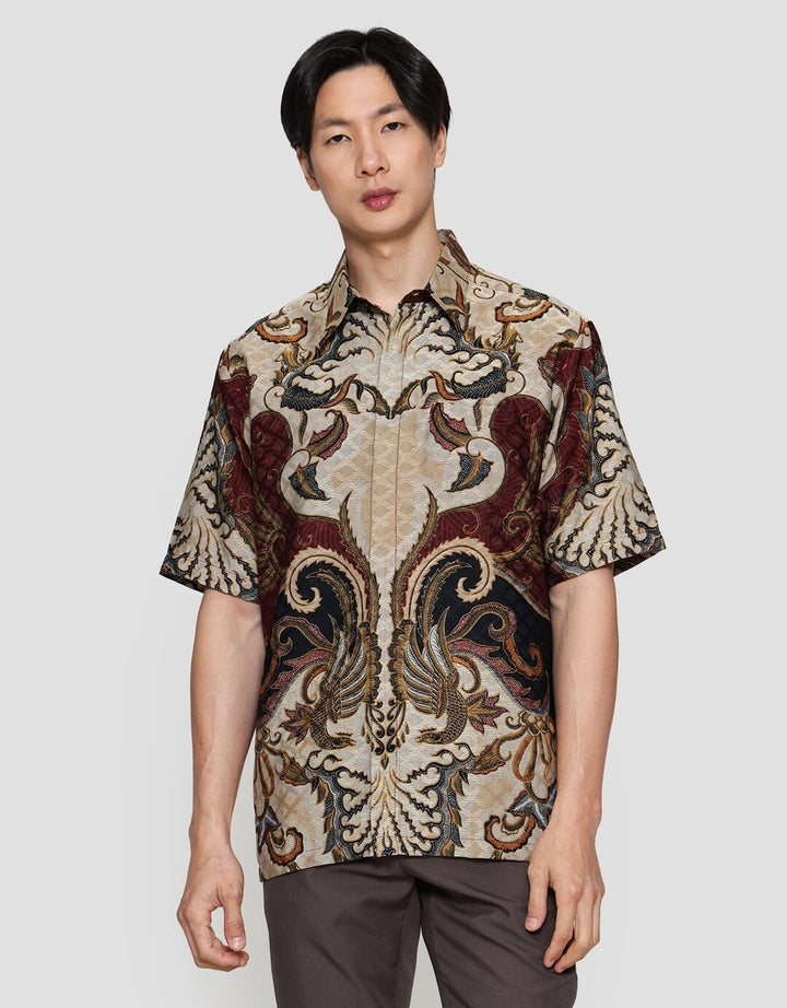 Arjuna Weda Gagarudaan Hem Batik Pria