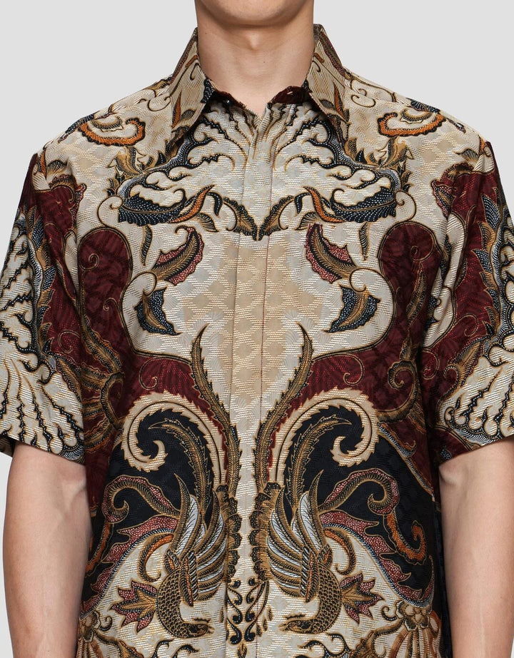 Arjuna Weda Gagarudaan Hem Batik Pria