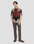 Arjuna Weda Gagarudaan Elegan Hem Batik Pria