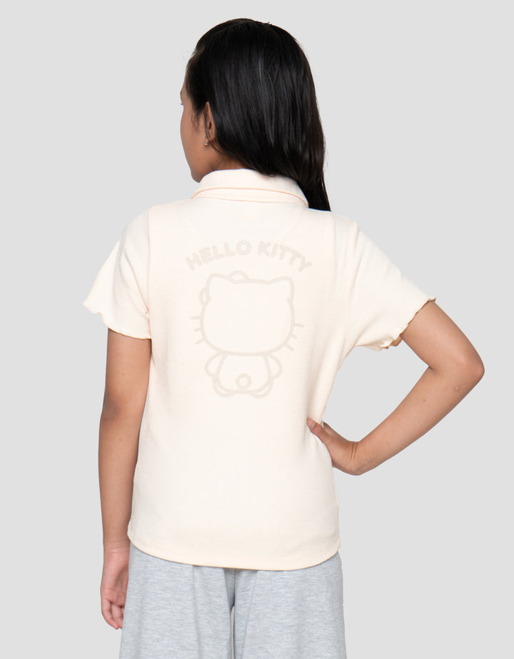 Character Rib Zipper Collar Hello Kitty Outer Anak Perempuan