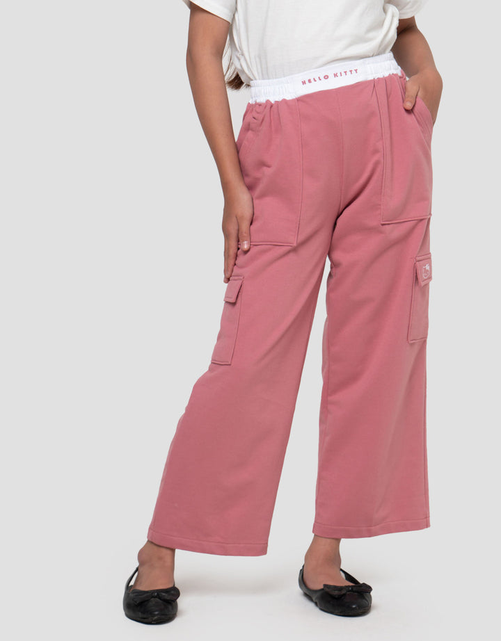 Character Wide Leg Celana Panjang Anak Perempuan