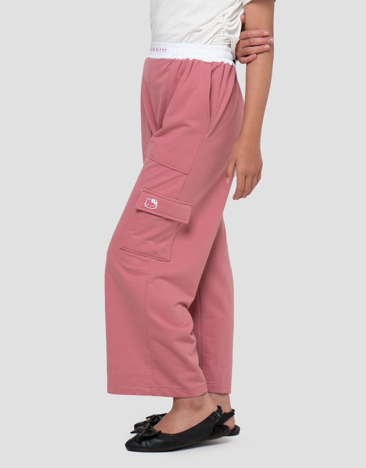Character Wide Leg Celana Panjang Anak Perempuan