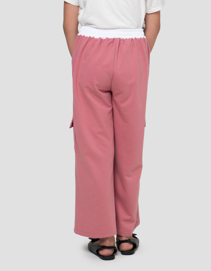 Character Wide Leg Celana Panjang Anak Perempuan