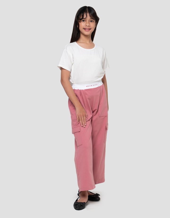 Character Wide Leg Celana Panjang Anak Perempuan
