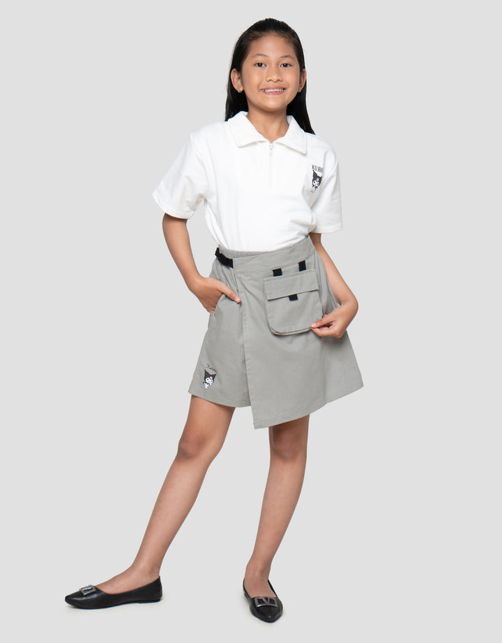 Character Woven Parasut Kuromi Skort Anak Perempuan
