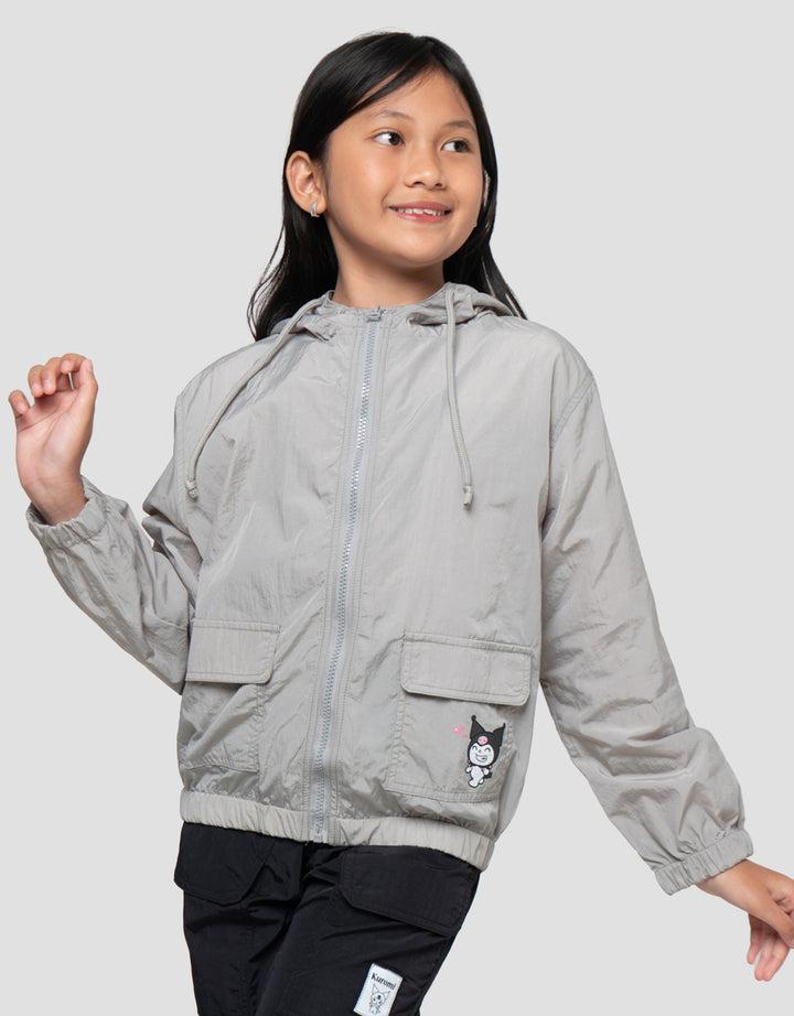 Character Hoodie Parasue Kuromi Jaket Anak Perempuan