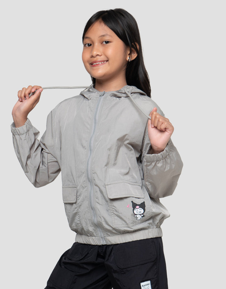 Character Hoodie Parasue Kuromi Jaket Anak Perempuan