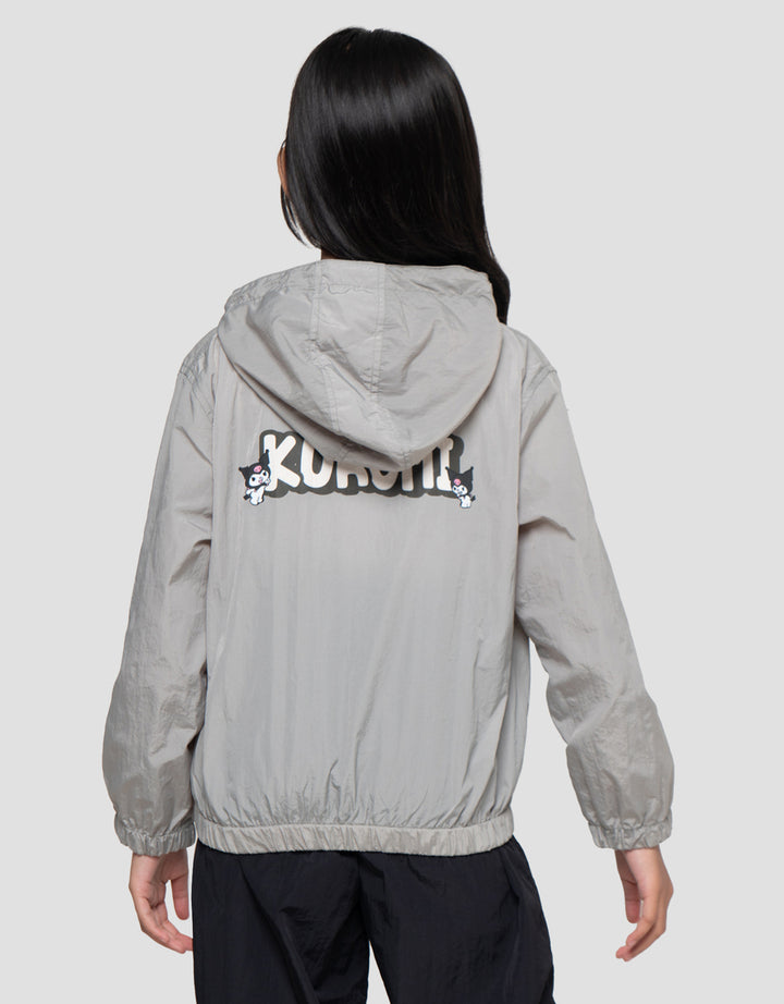 Character Hoodie Parasue Kuromi Jaket Anak Perempuan