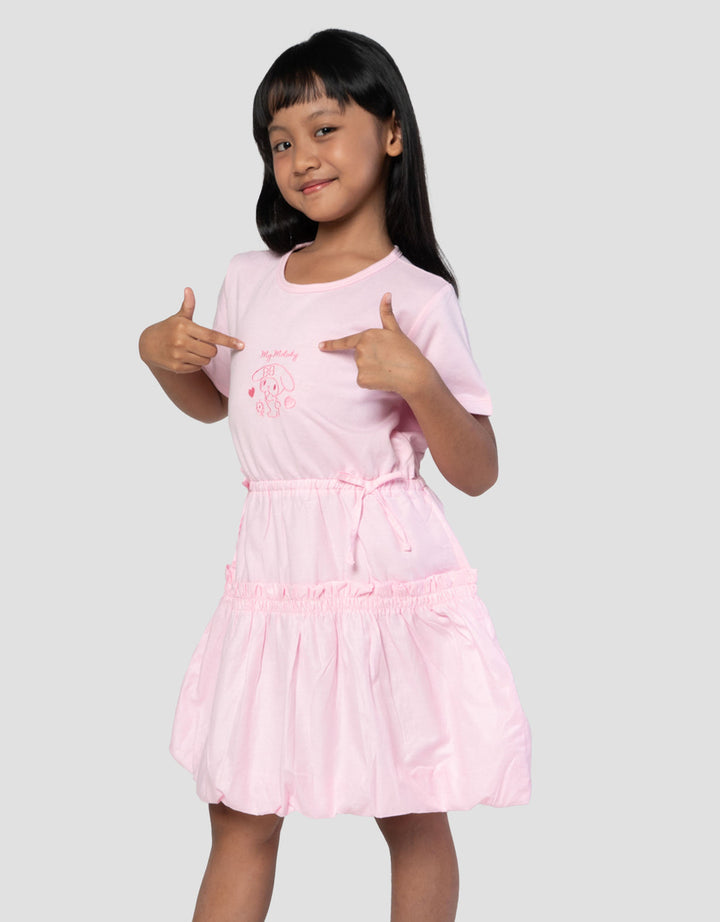 Character Balon My Melody Pretty Savage Midi Dress Anak Perempuan
