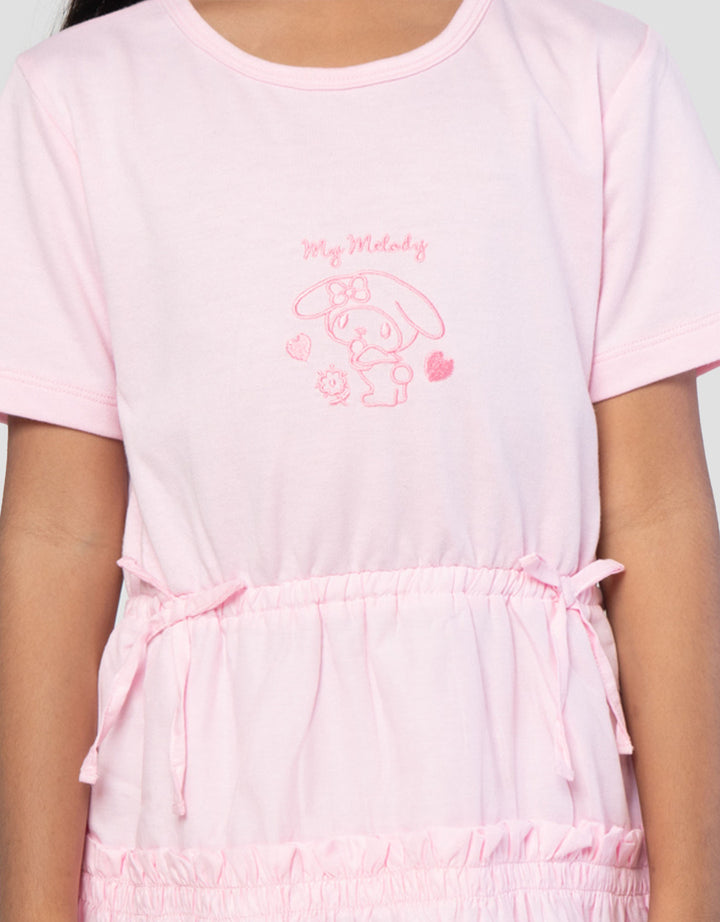 Character Balon My Melody Pretty Savage Midi Dress Anak Perempuan