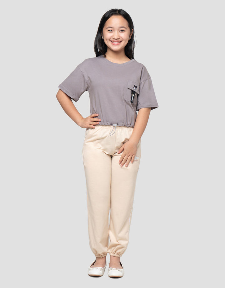 Character Serut Stopper Kuromi Kaos Anak Perempuan