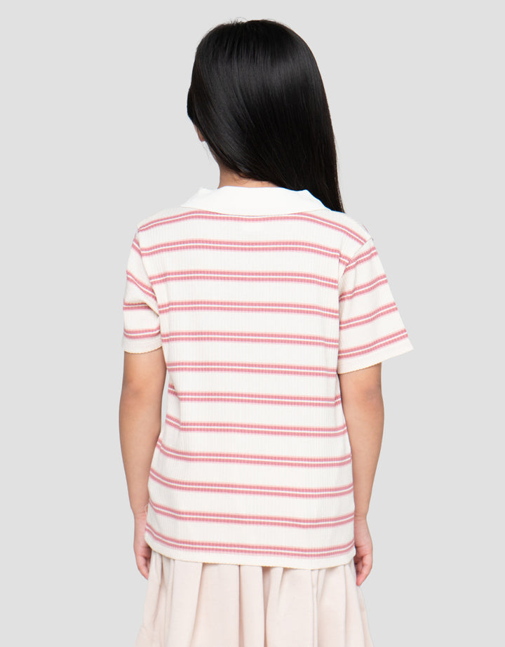Character Stripes My Melody Kaos Polo Anak Perempuan