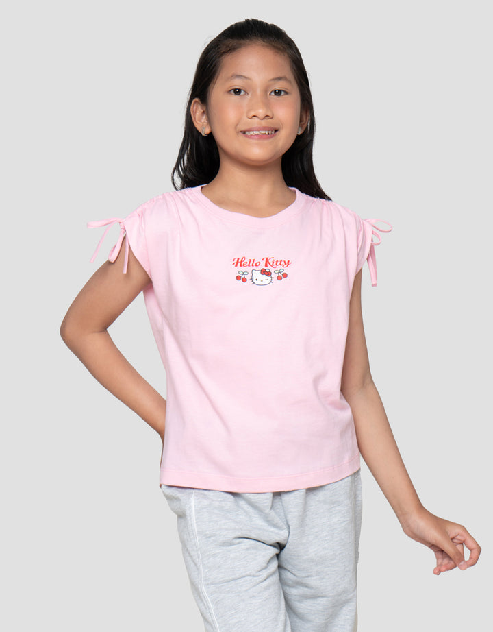 Character  Serut Pundak Hello Kitty Kaos Anak Perempuan