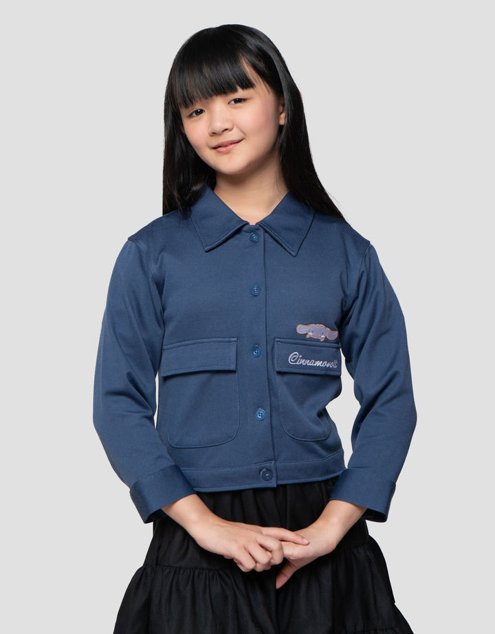 Character Cinnamorol Jaket Denim Anak Perempuan