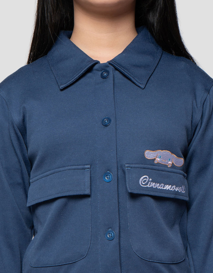 Character Cinnamorol Jaket Denim Anak Perempuan