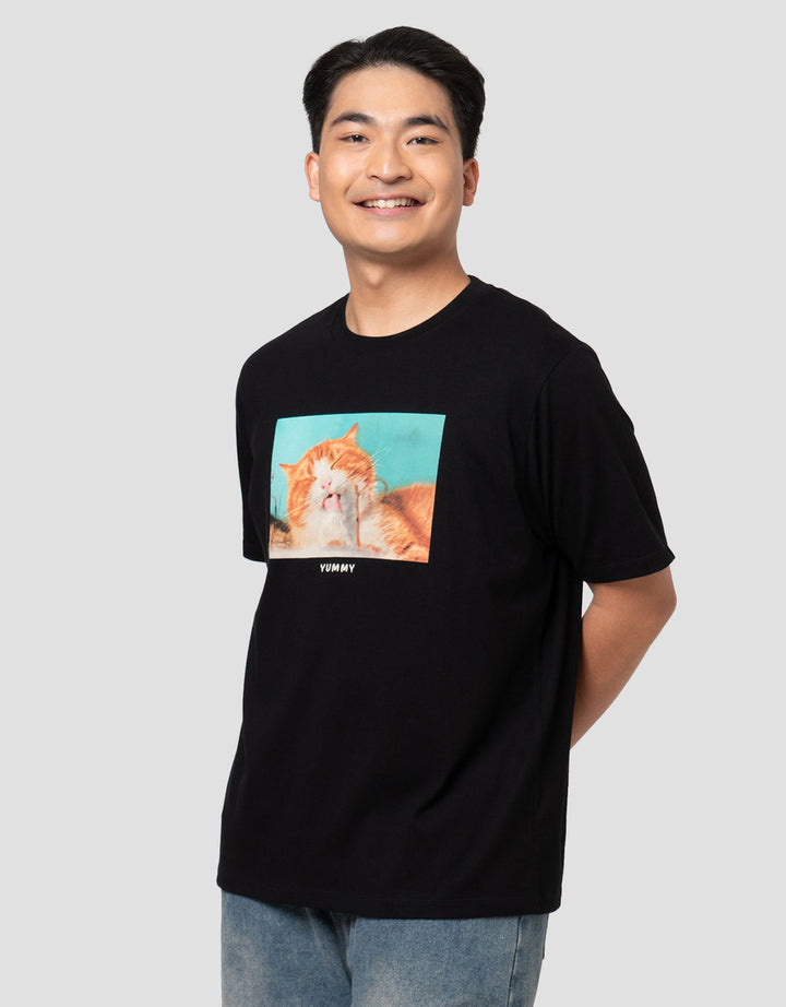 Aos Photoprint Theme Tbnd Cat Yummy Kaos Pria