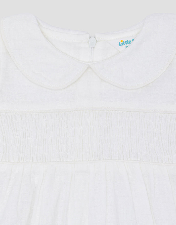 Little M Textured With Smoke Midi Dress Bayi