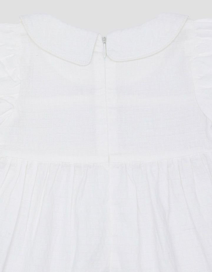 Little M Textured With Smoke Midi Dress Bayi