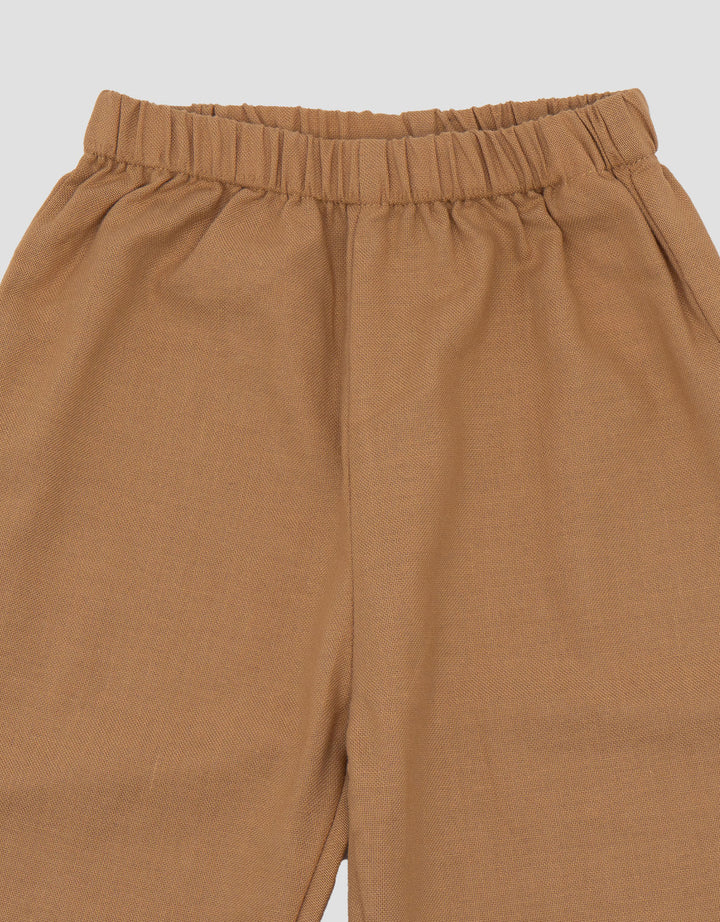 Little M Print Bunga Setelan Baju Muslim Bayi