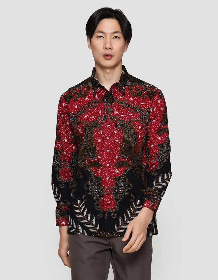 Arjuna Weda Blarak Sasirangan Kemeja Batik Pria