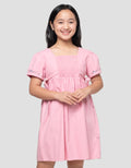 Disney Woven Pooh Midi Dress Anak Perempuan