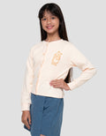 Disney Pooh Cardigan Rib Anak Perempuan