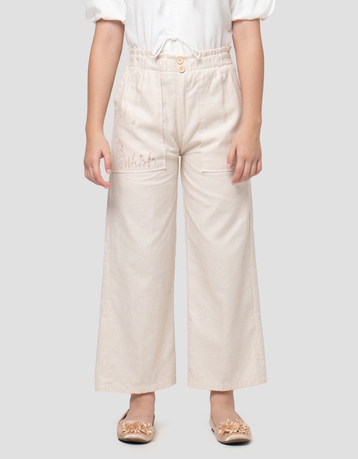 Disney Wide Leg Woven Pooh Celana Anak Perempuan