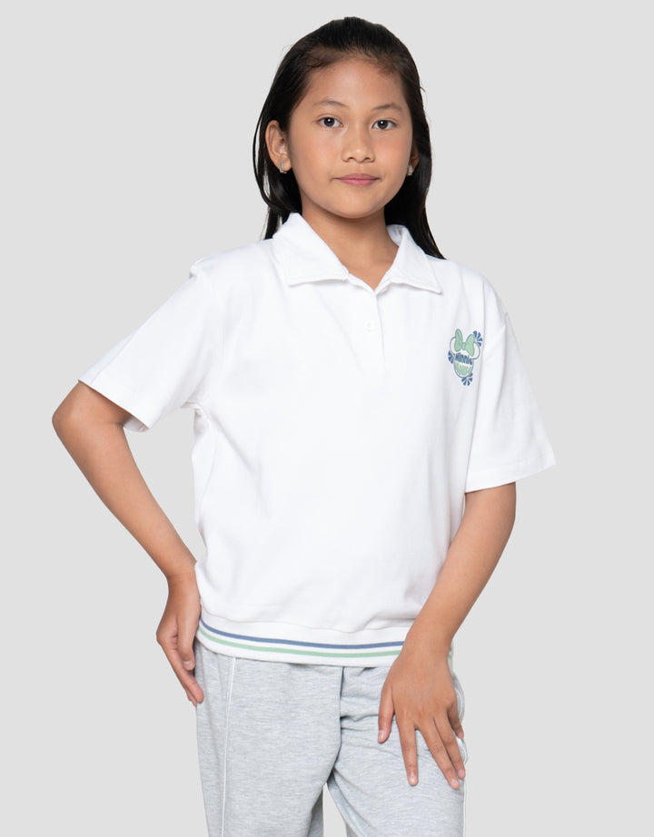 Disney Pique Minnie Kaos Polo Anak Perempuan