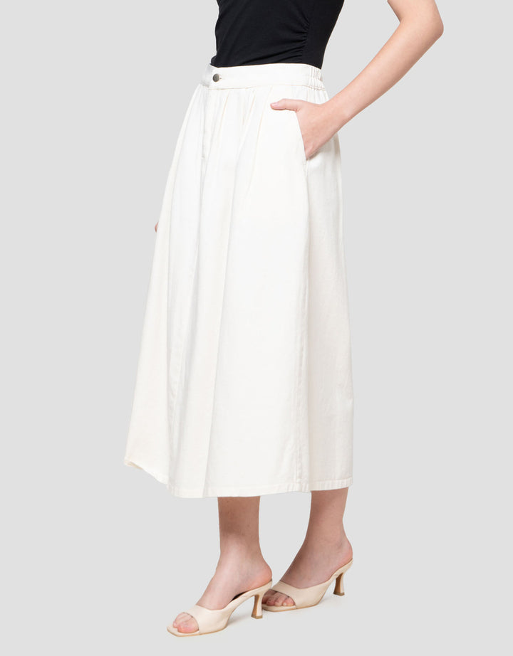 Nevada Pleats A Line Rok Denim Wanita