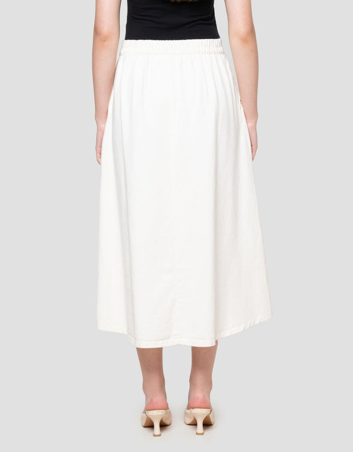 Nevada Pleats A Line Rok Denim Wanita