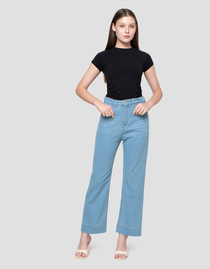 Nevada Straight Fit Celana Denim Wanita