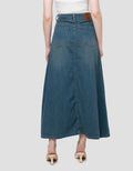 Nevada A-Line Rok Denim Wanita