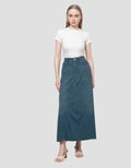 Nevada A-Line Rok Denim Wanita