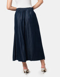 Nevada A Line Half Band & Elastic Rok Denim Wanita