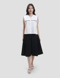 Nevada Wide Collar Blouse Wanita
