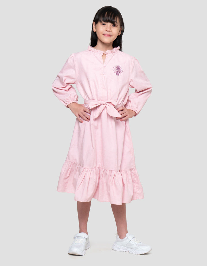 Disney Princess Woven Midi Dress Anak Perempuan