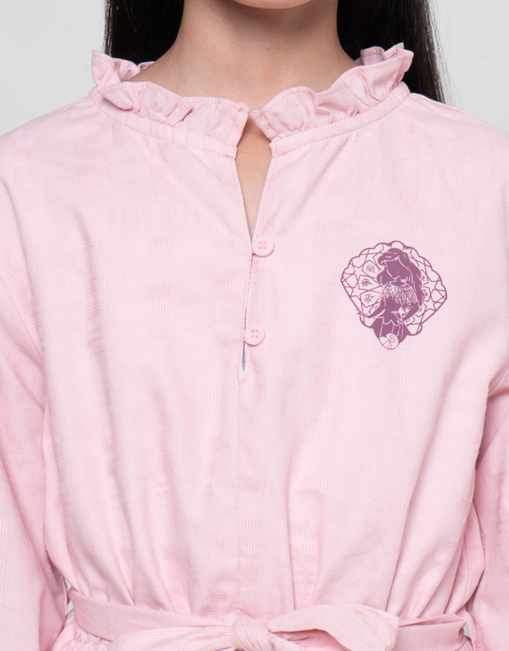 Disney Princess Woven Midi Dress Anak Perempuan