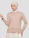 Annisa With Gold Button Kaos Oversize Wanita