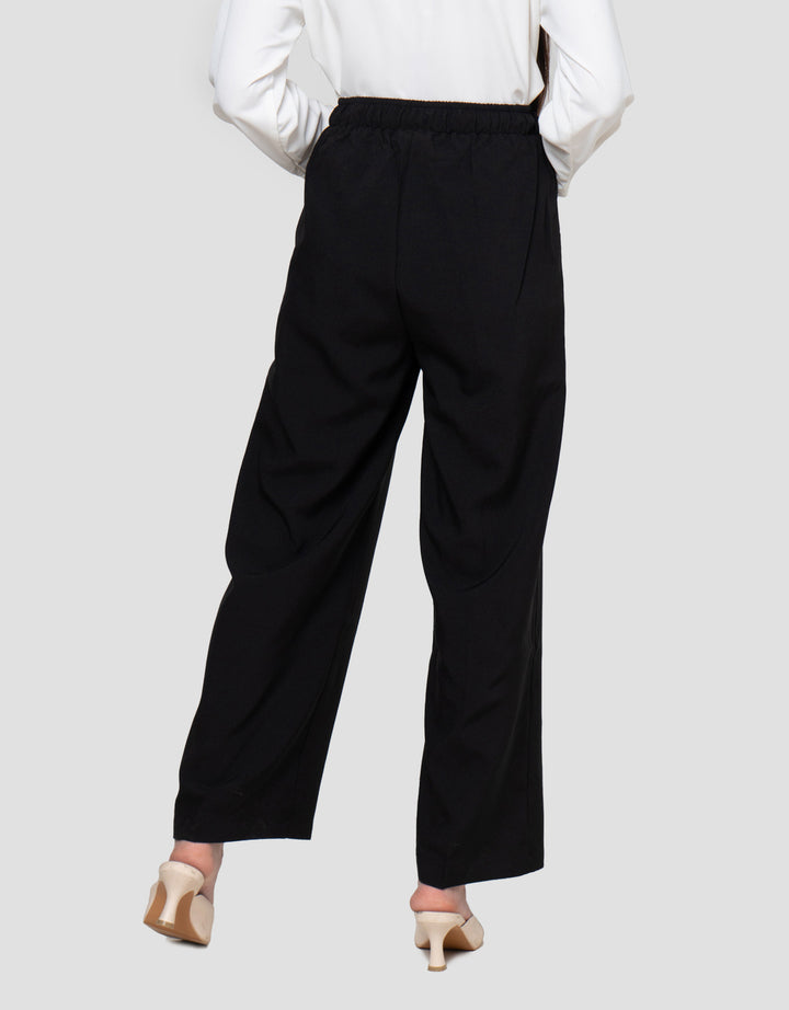 Annisa Straight With Elastic Waist Celana Panjang Wanita